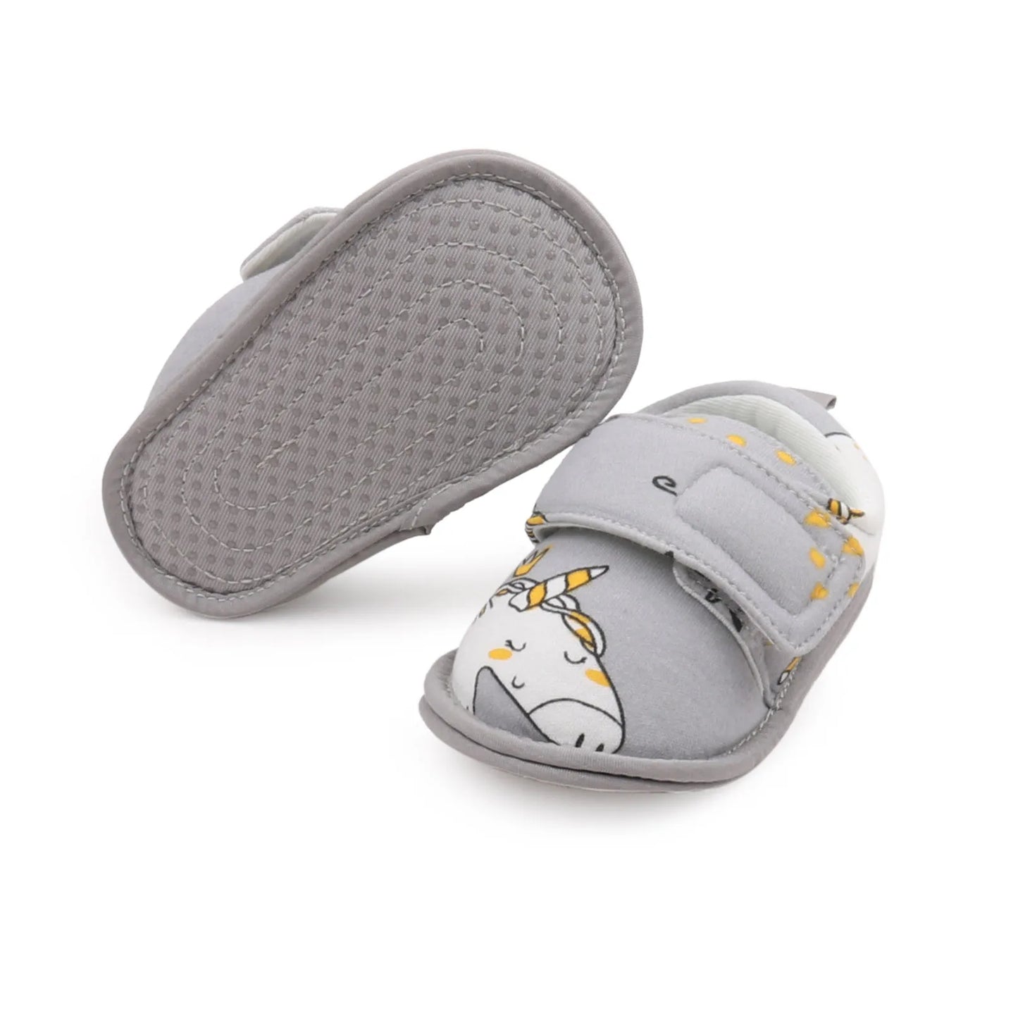 Unicorn Printed Cotton Soft Casual Baby Shoes (Toddlers)