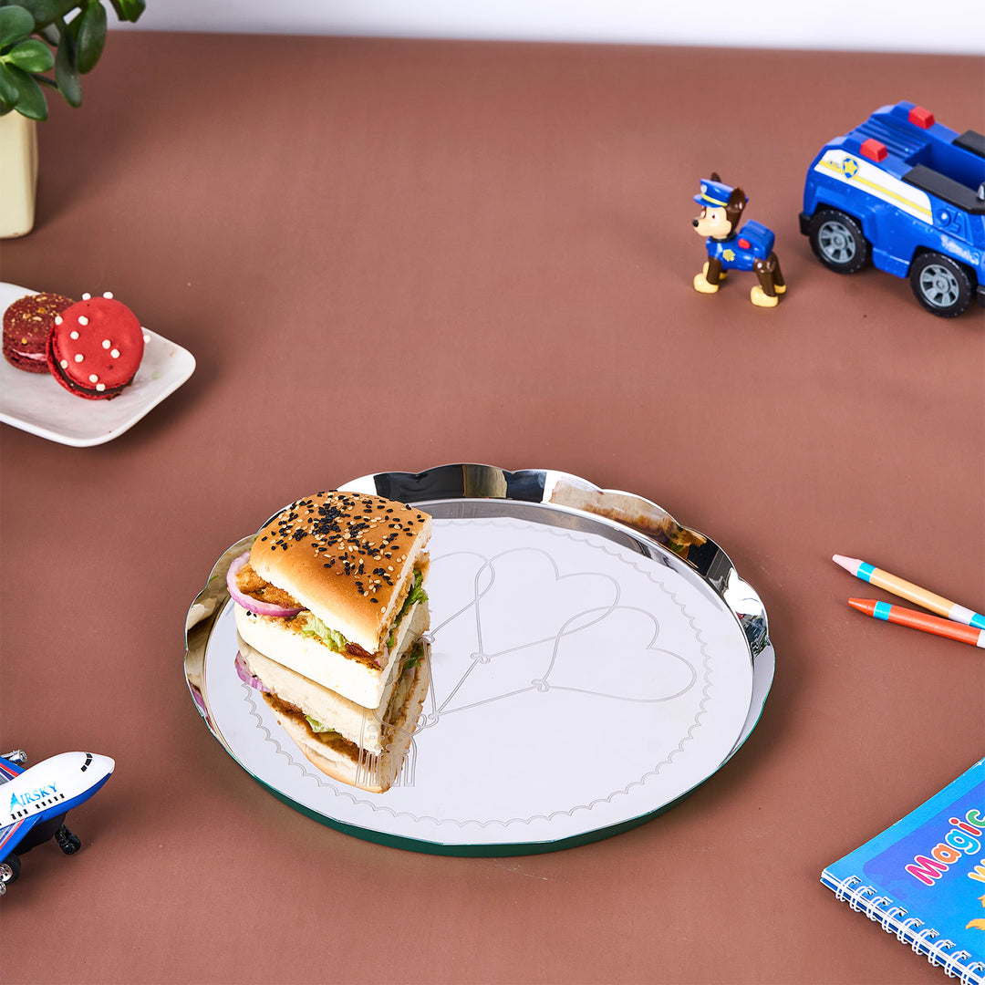 Carnival Giraffe Thali Large Green