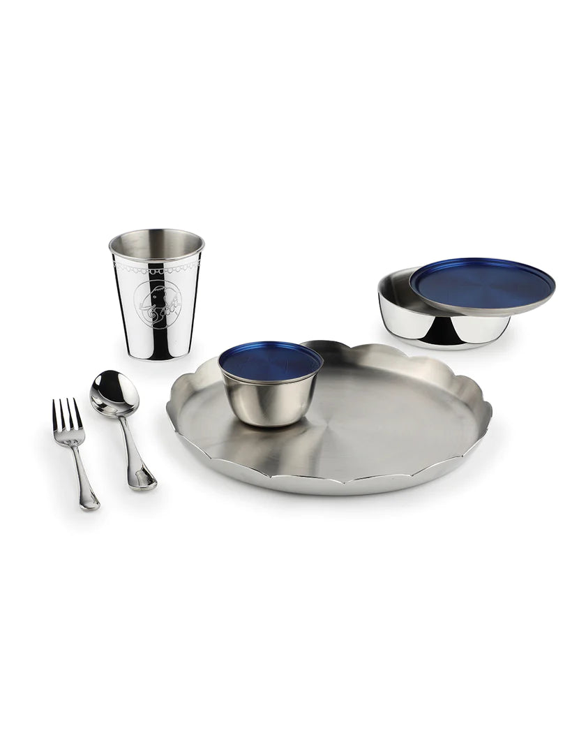 Carnival Thali  Set- Blue