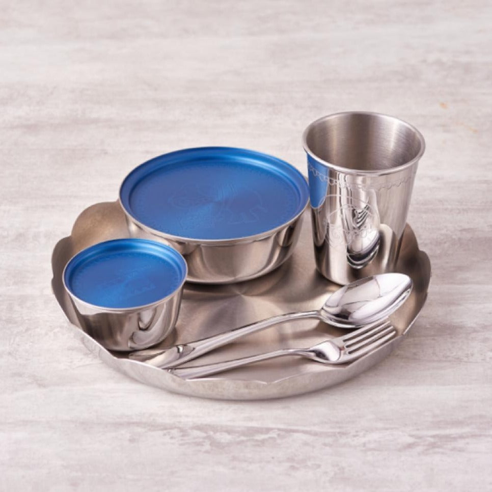 Carnival Thali  Set- Blue