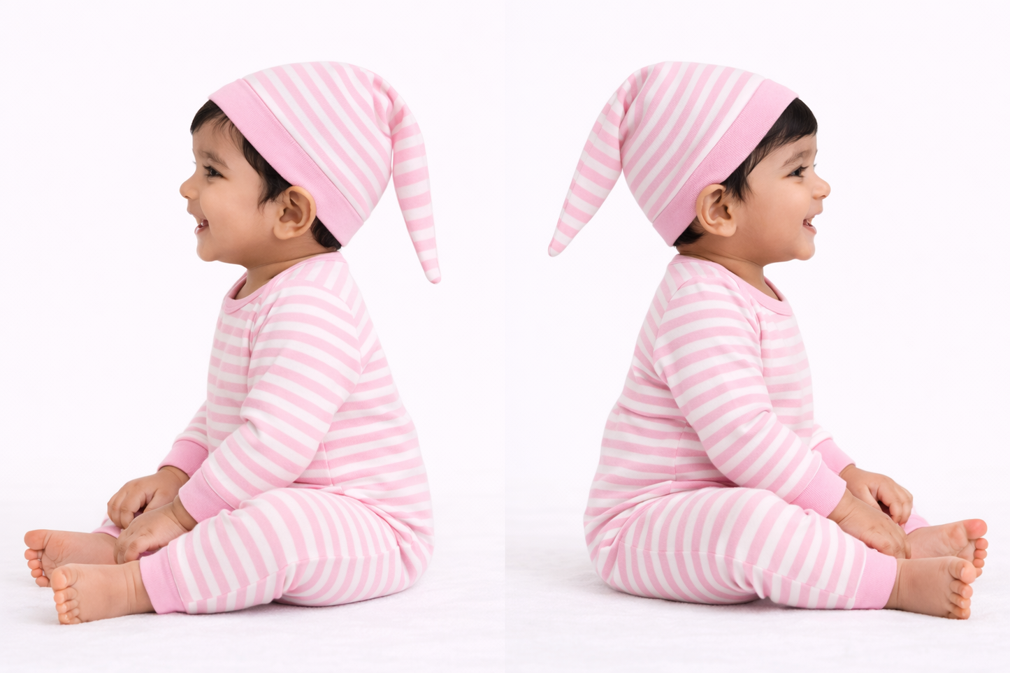 PIGGY ROMPER SET (Pink)