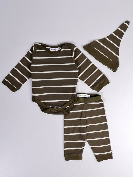 PIGGY ROMPER SET (Green)