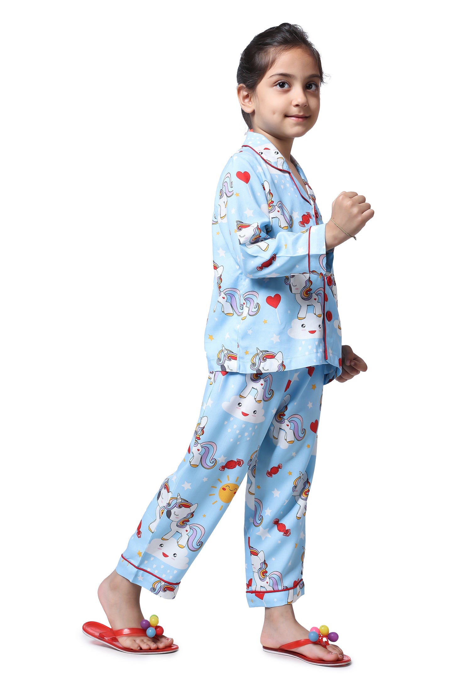 Blue Unicorn Night Suit