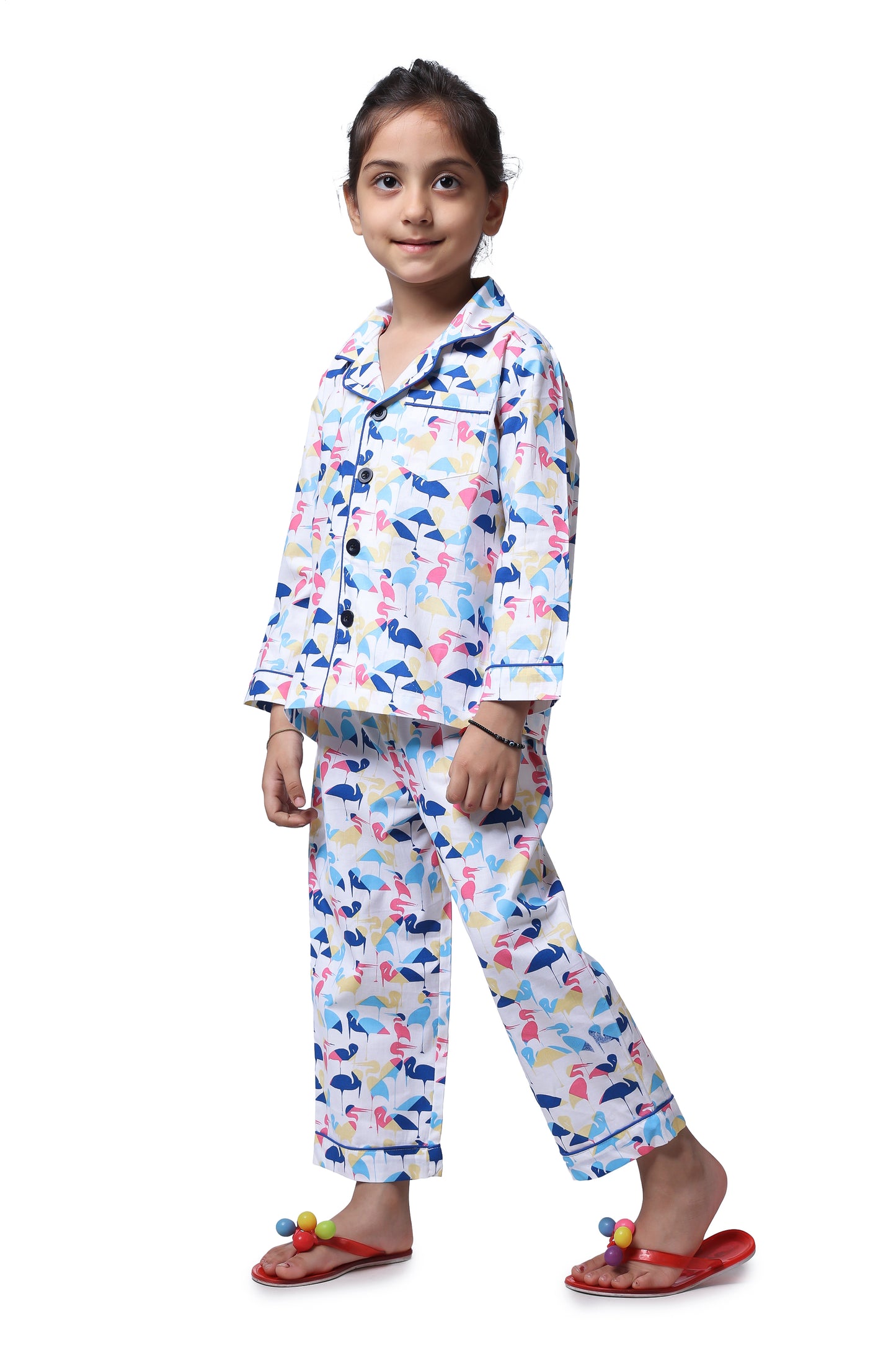 Multi Swan Night Suit