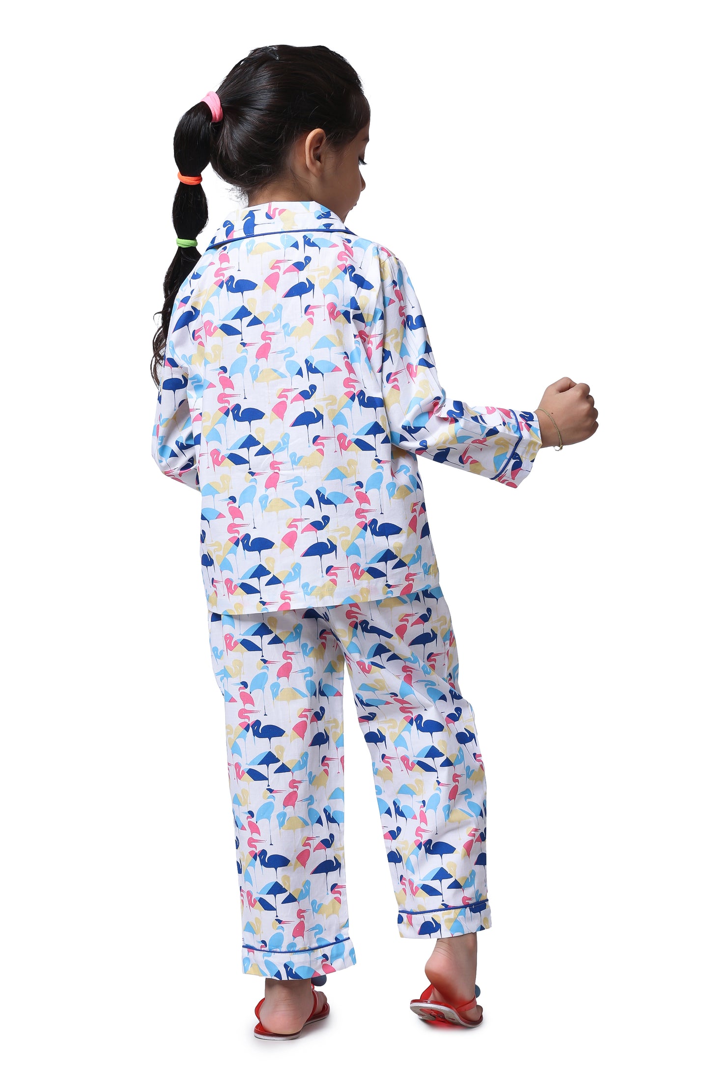 Multi Swan Night Suit