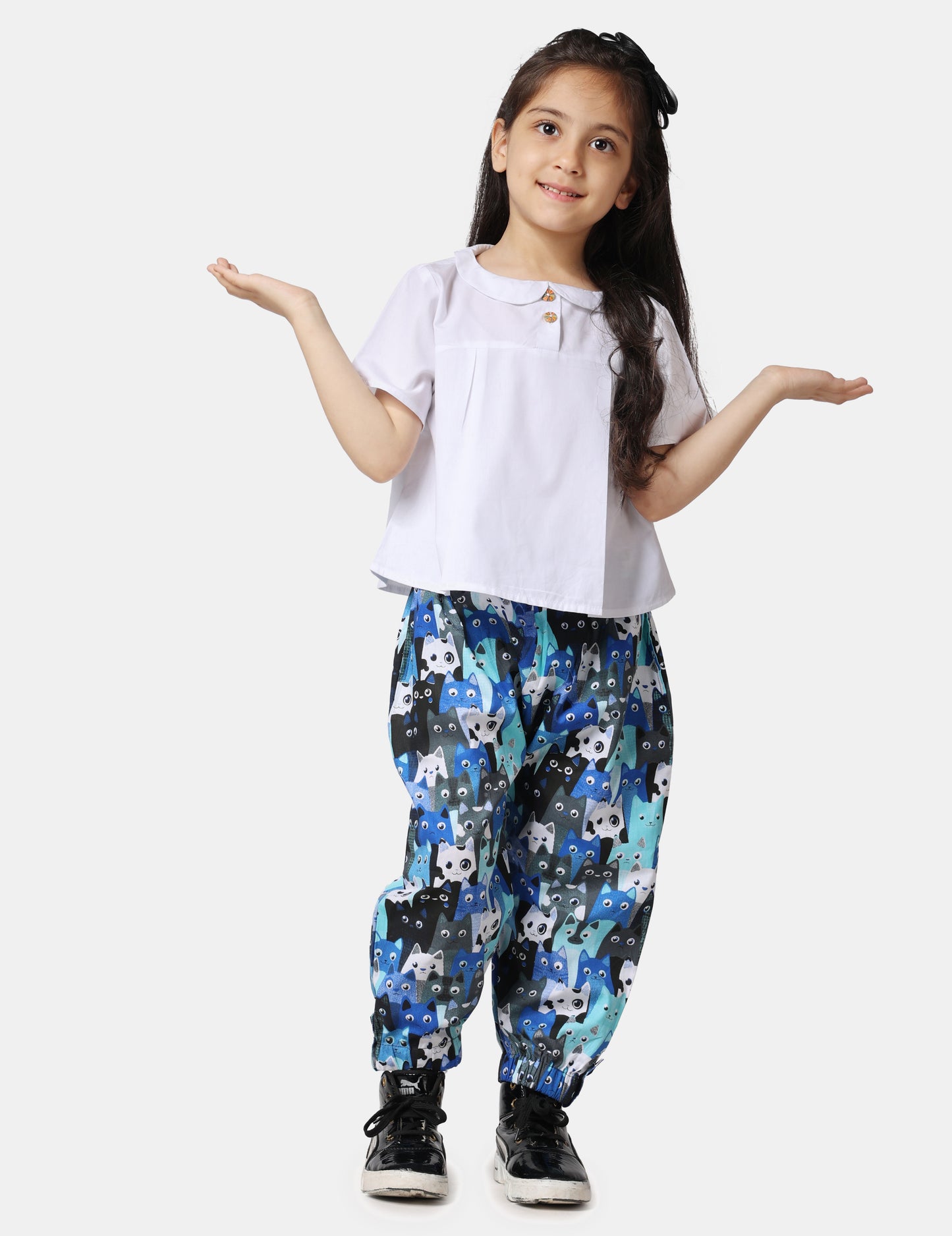 Peter Pan top - White