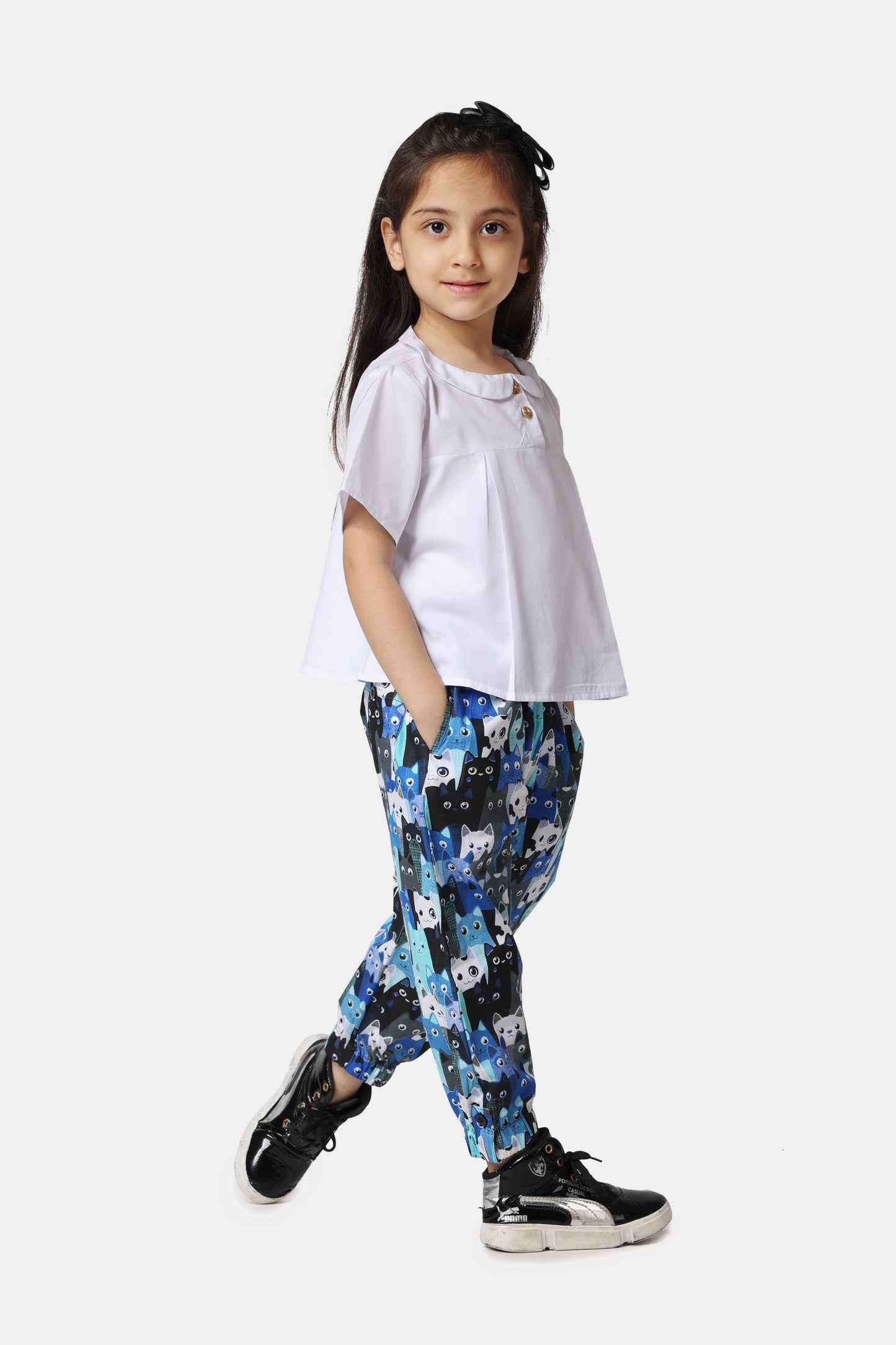 Peter Pan top - White