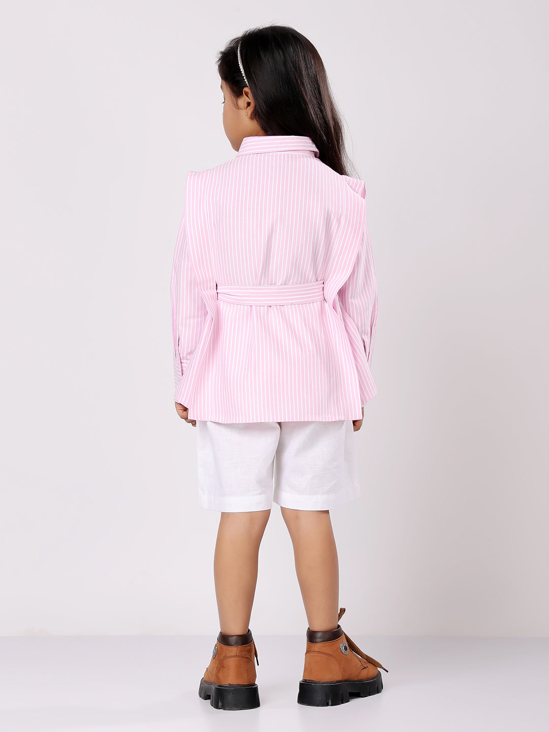 Striped Knot Shirt (Pink)