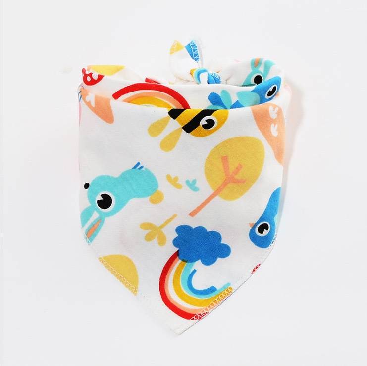 Bandana bib sets (Set Of 5 In Different Prints)