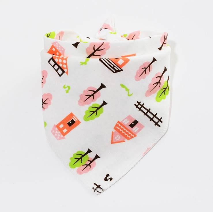 Bandana bib sets (Set Of 5 In Different Prints)