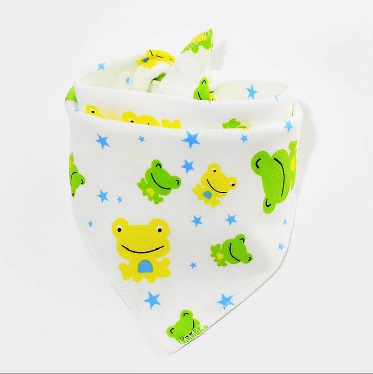 Bandana bib set (Set of 5 In Different Prints)