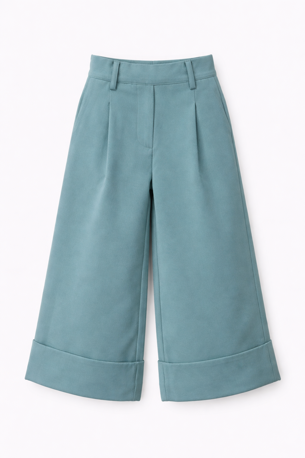 Mini Chic Scuba Co-ord Set (Sage Blue)