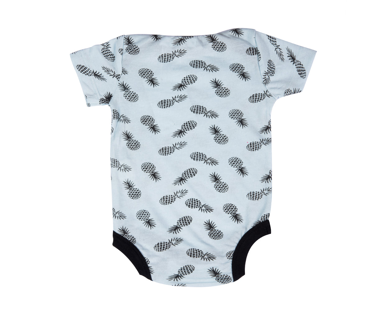 Half Sleeve Bodysuit Pineapple