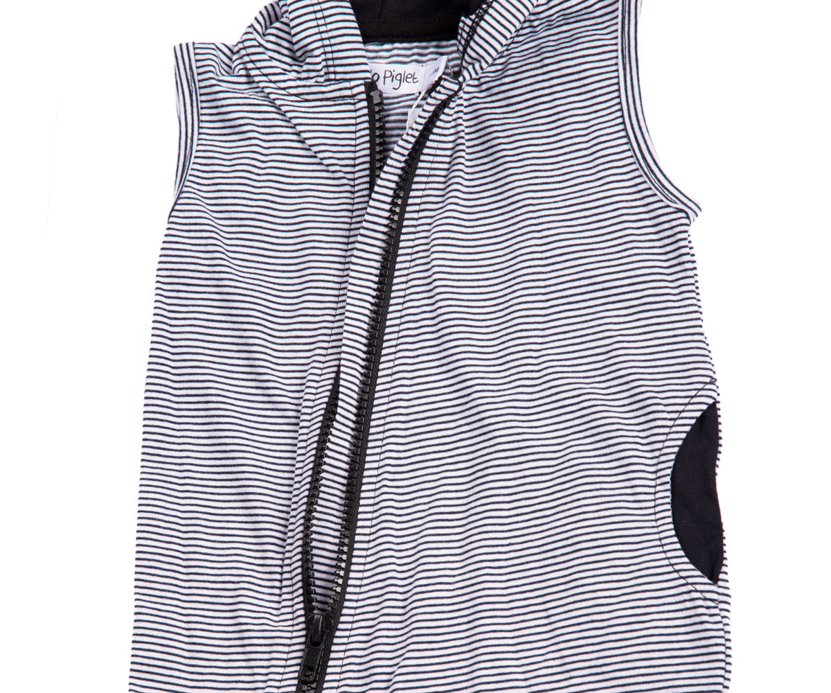 Zippy Romper Black and White