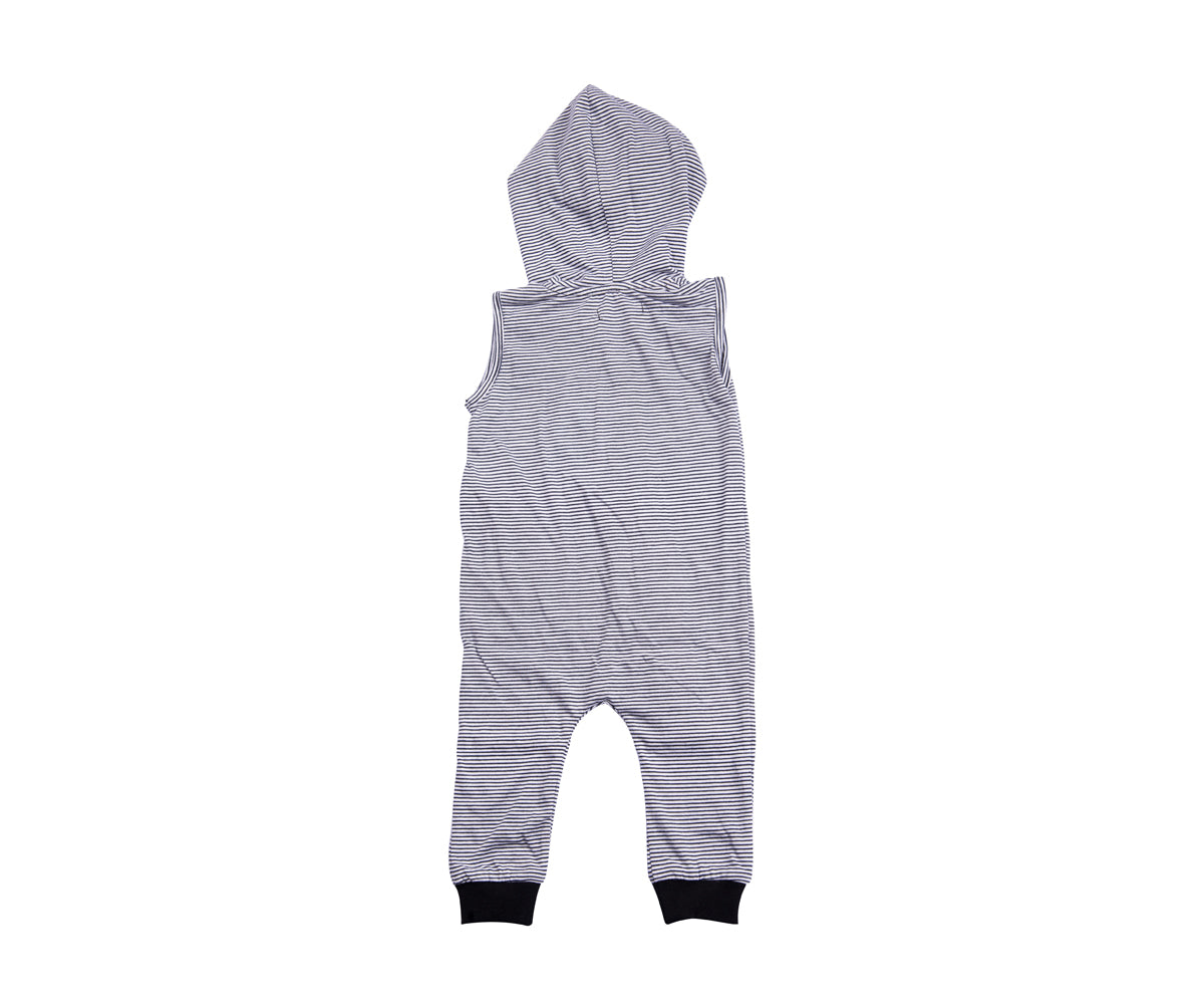Zippy Romper Black and White
