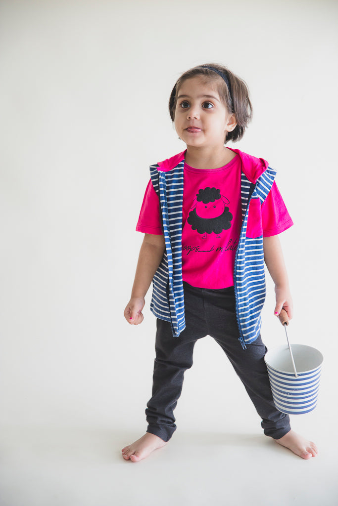 Half Sleeve Tshirt Pink