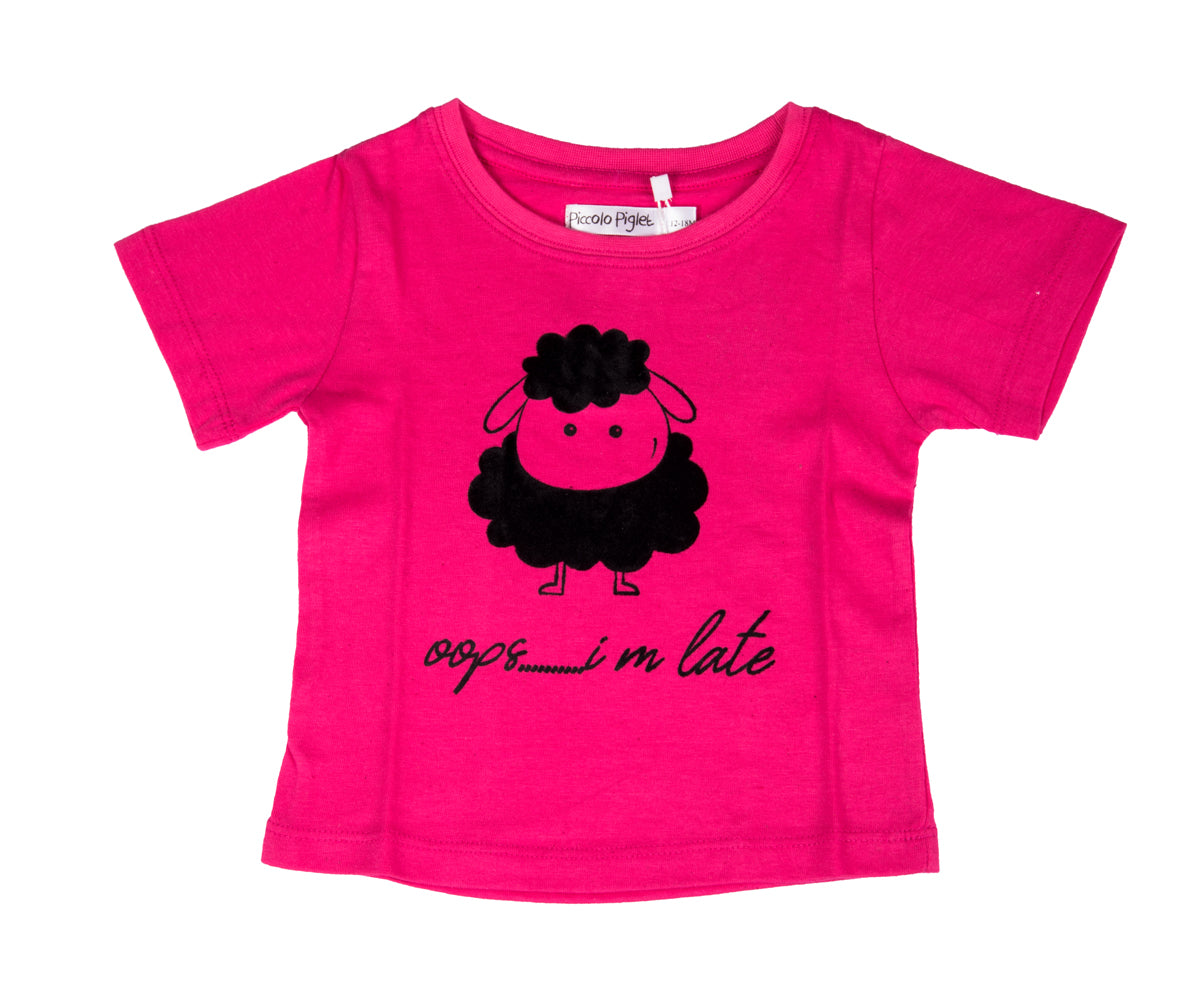Half Sleeve Tshirt Pink