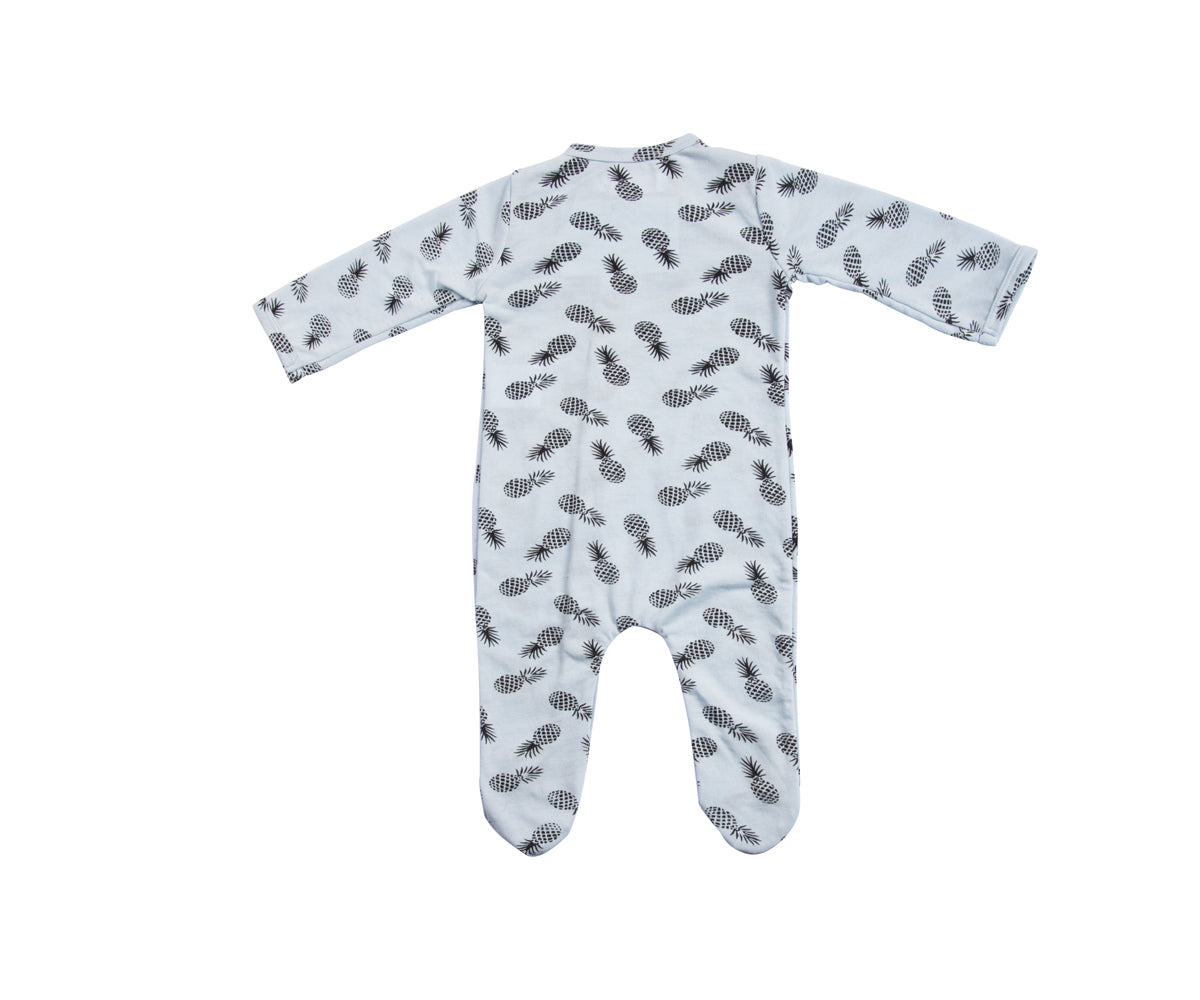 Socks Romper - Grey pineapples