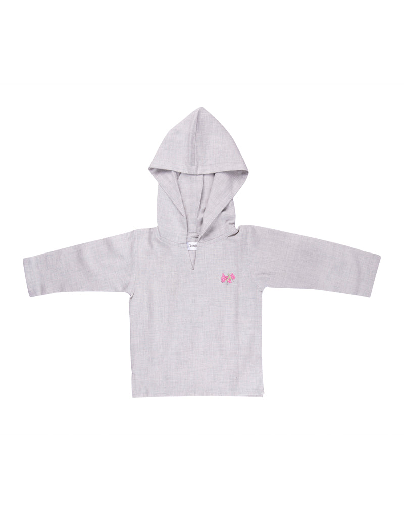 Linen Hoodie top