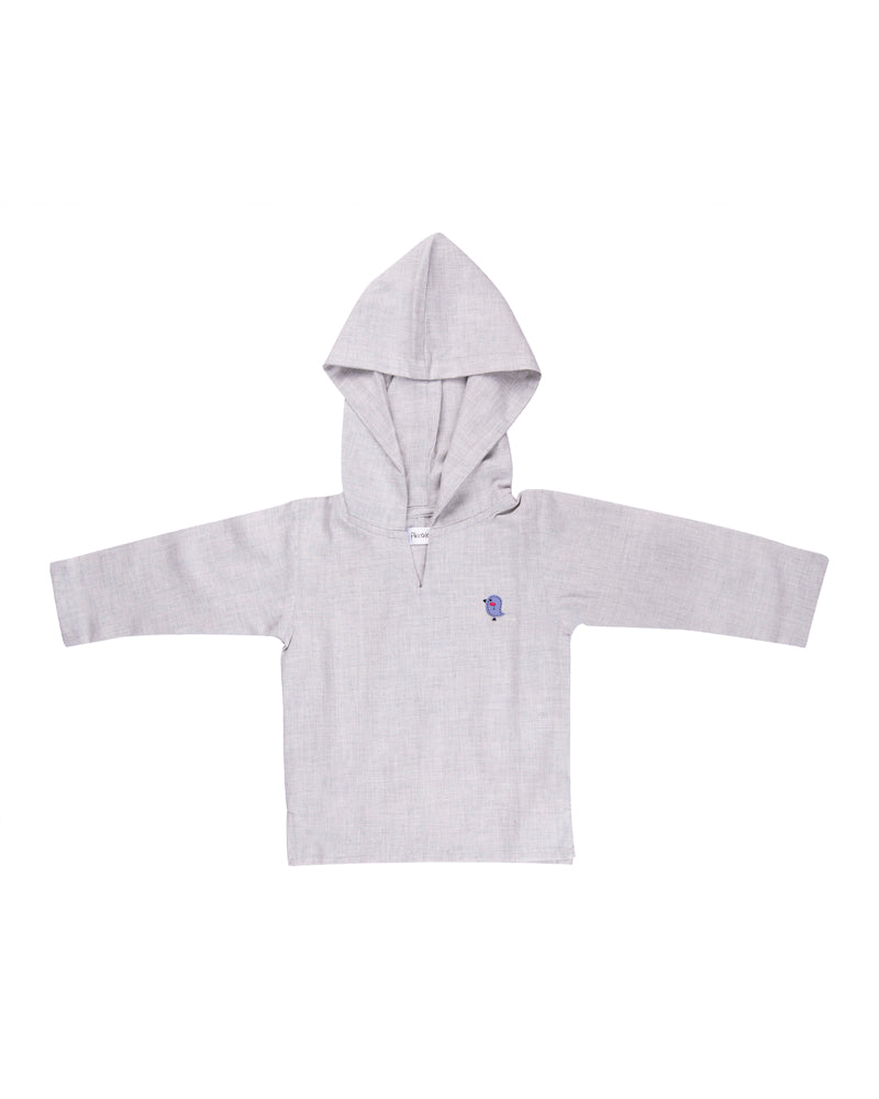 Linen Hoodie top