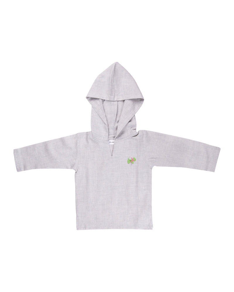 Linen Hoodie top