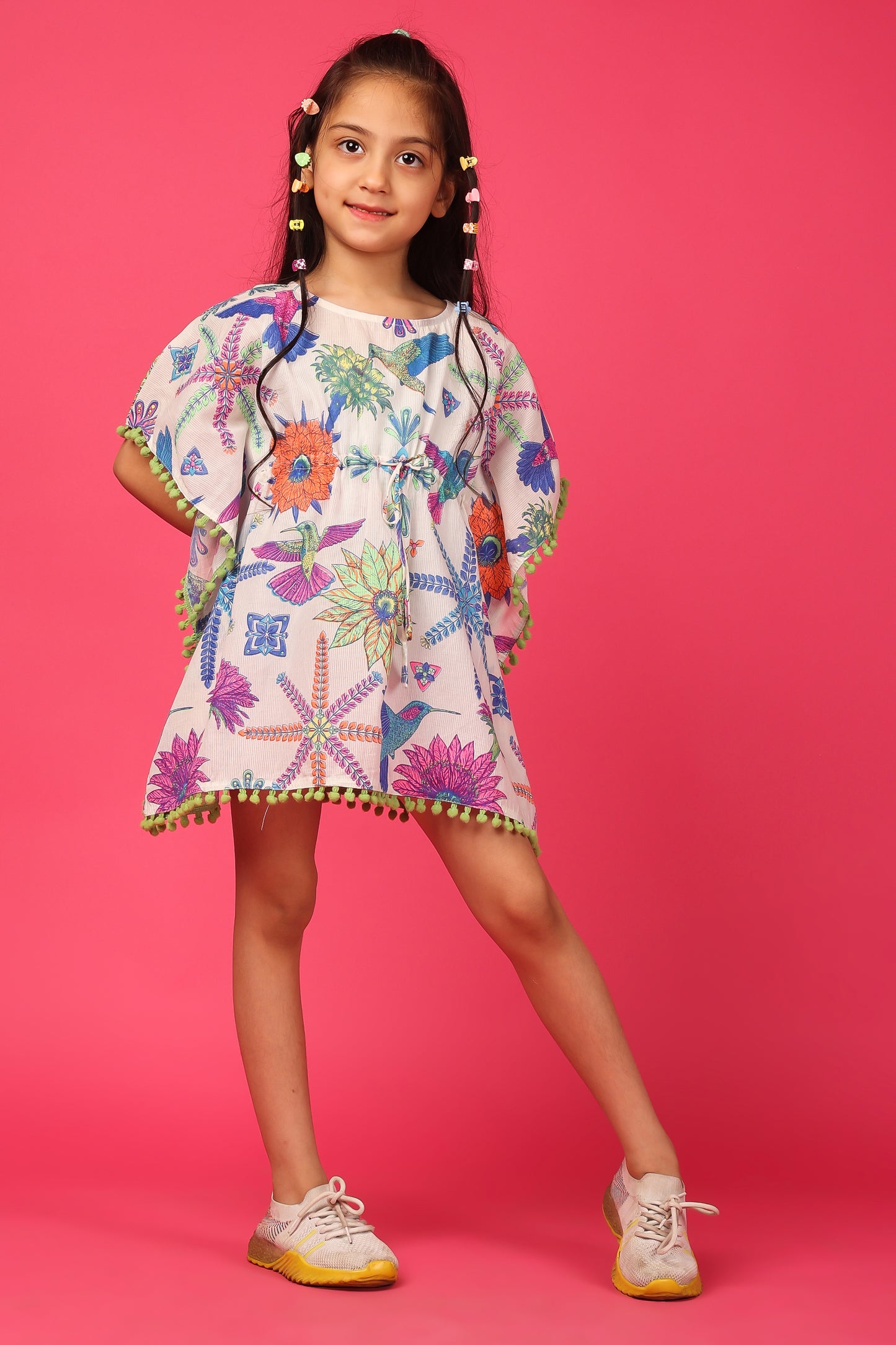 PICCOLO KAFTAN (Birds Print)