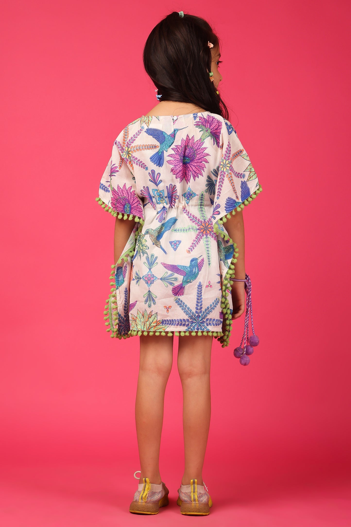 PICCOLO KAFTAN (Birds Print)