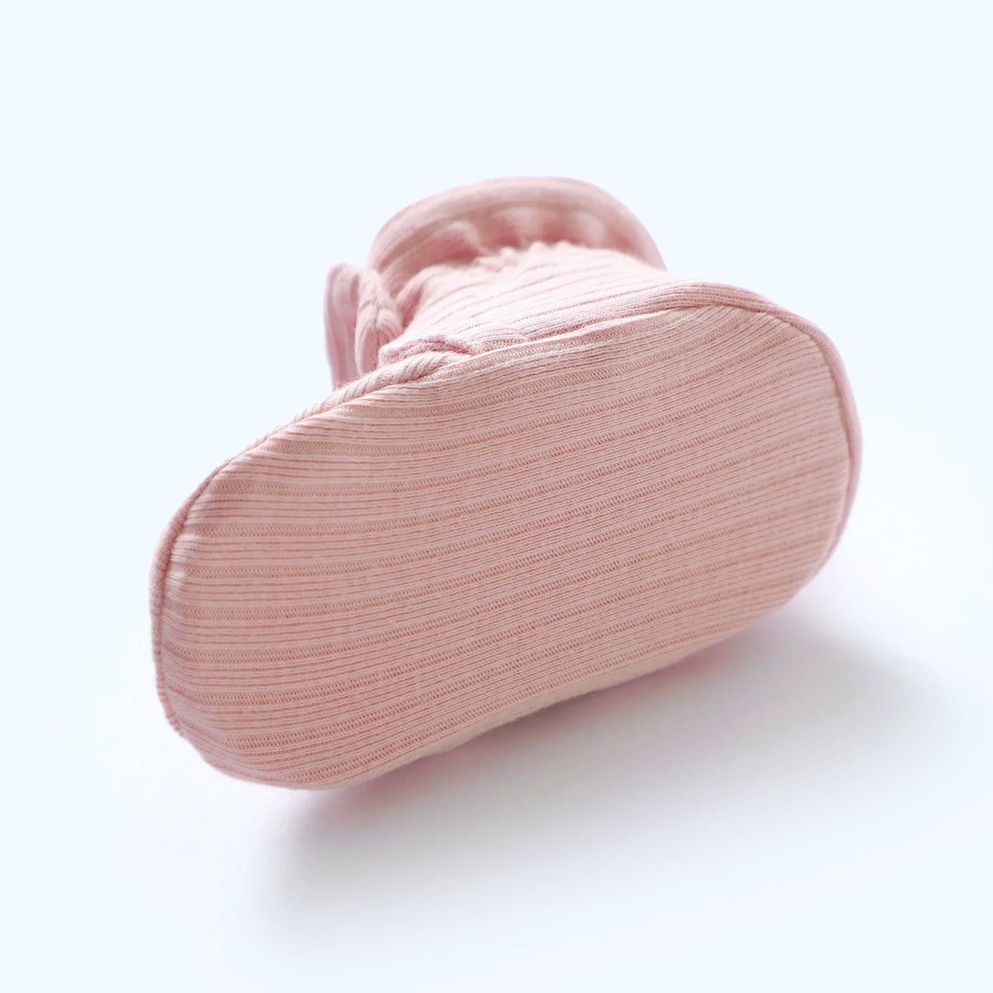 Newborn Baby Knitted Socks Booties (Baby Pink)
