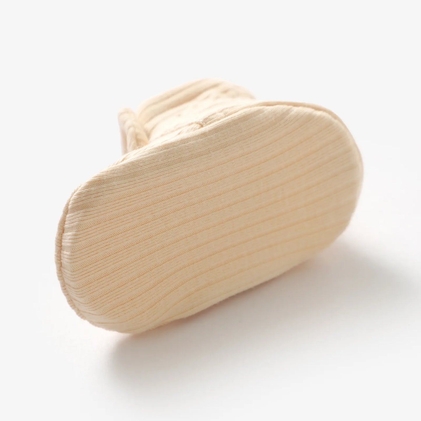 Newborn Baby Knitted Socks Booties (Soft Cream)