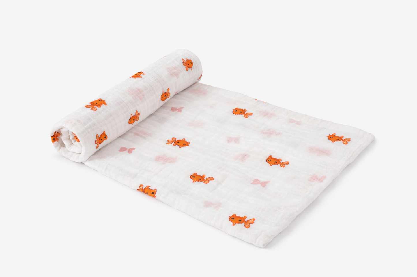 Little Goldfish Muslin Swaddle