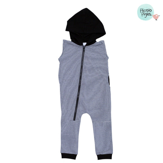 Zippy Romper Black and White