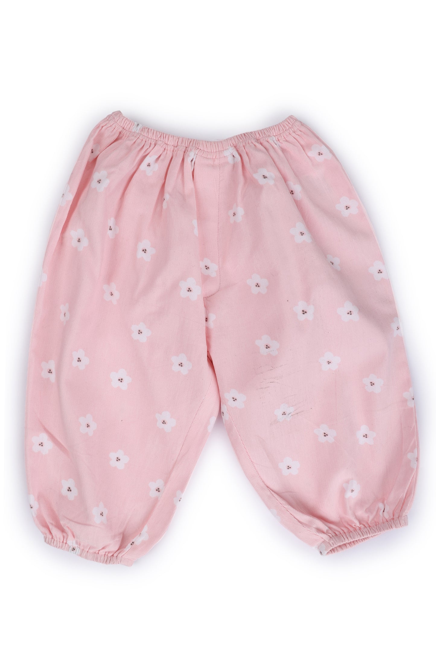 Loose Pants Flower Corduroy