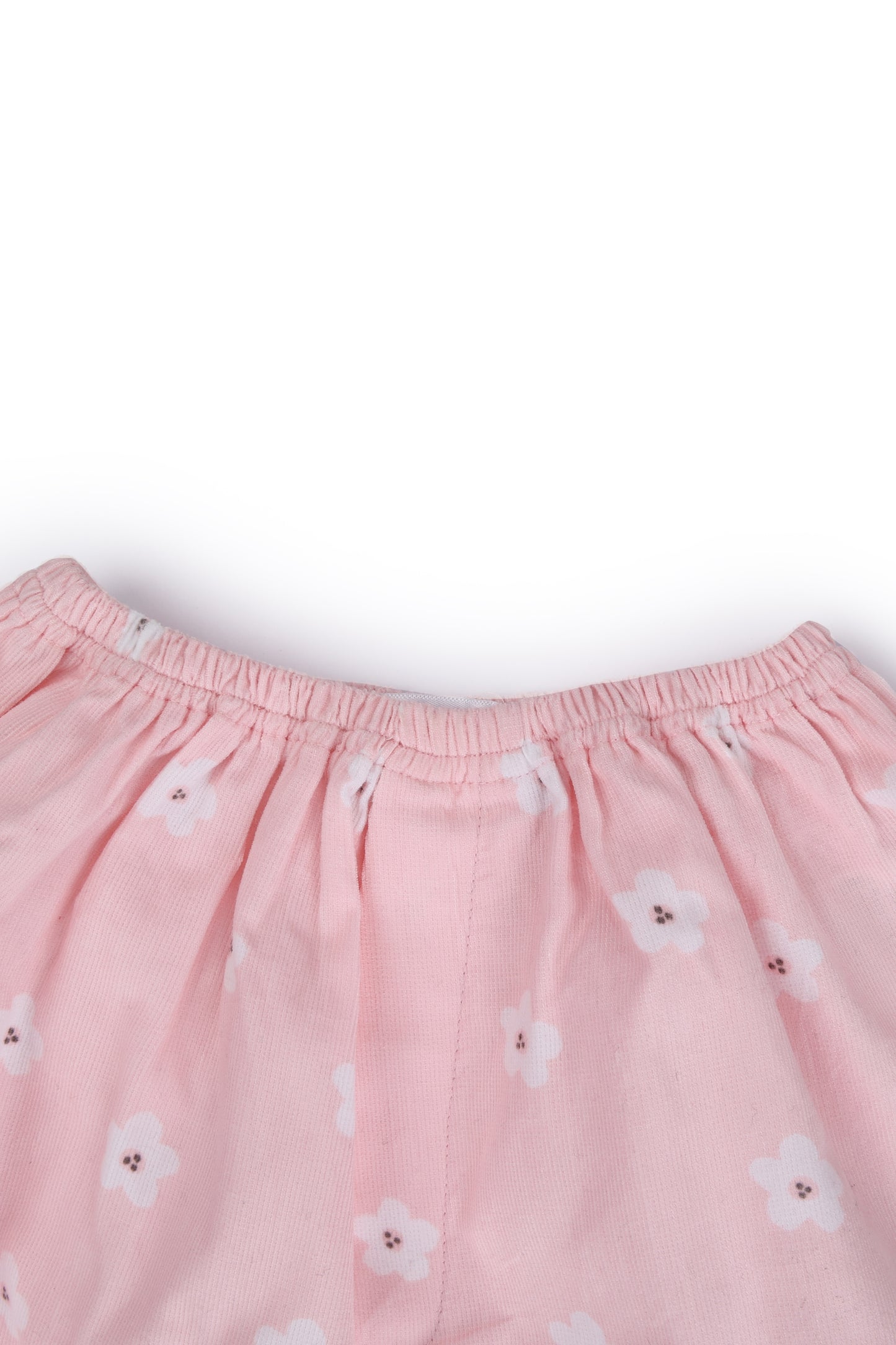 Loose Pants Flower Corduroy