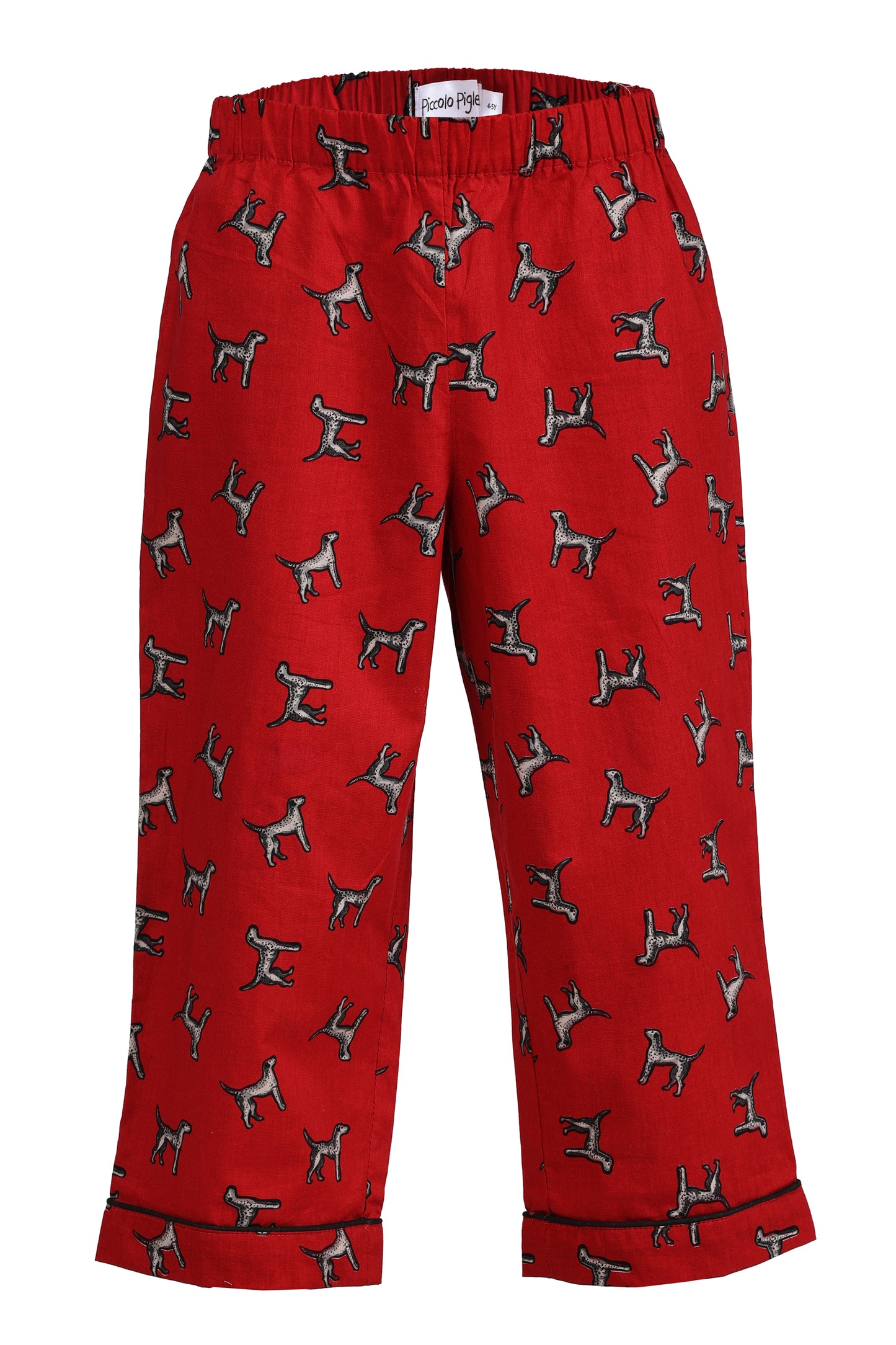 Red Night Suit - Printed