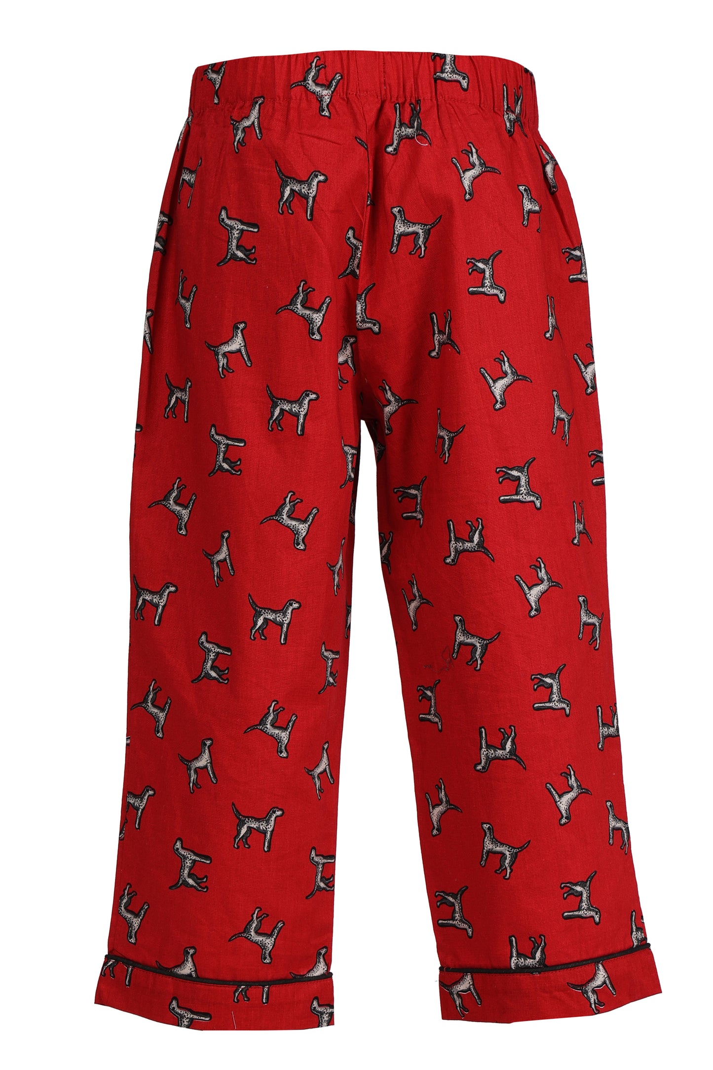 Red Night Suit - Printed