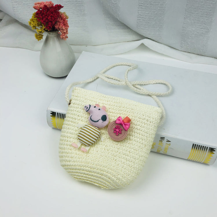 Kids Designer Straw Handmade Bag