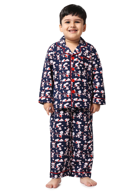 Blue Snoopy Night Suit