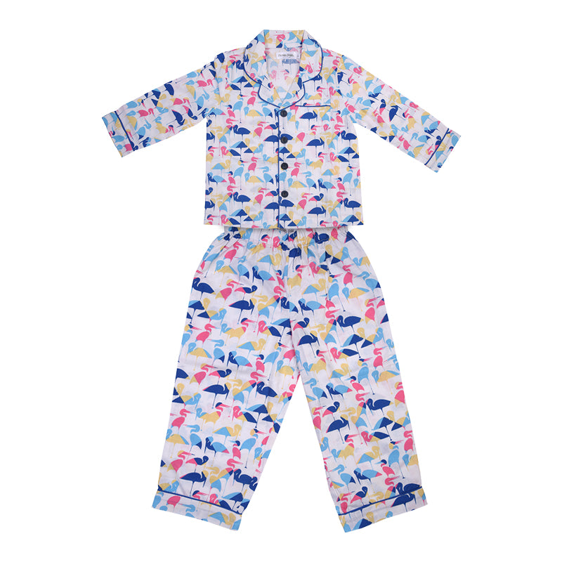 Multi Swan Night Suit