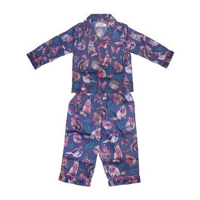 Birds And Leaves Night Suit