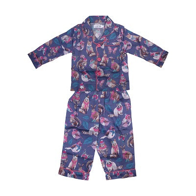 Night Suit (Birds & Leaves)