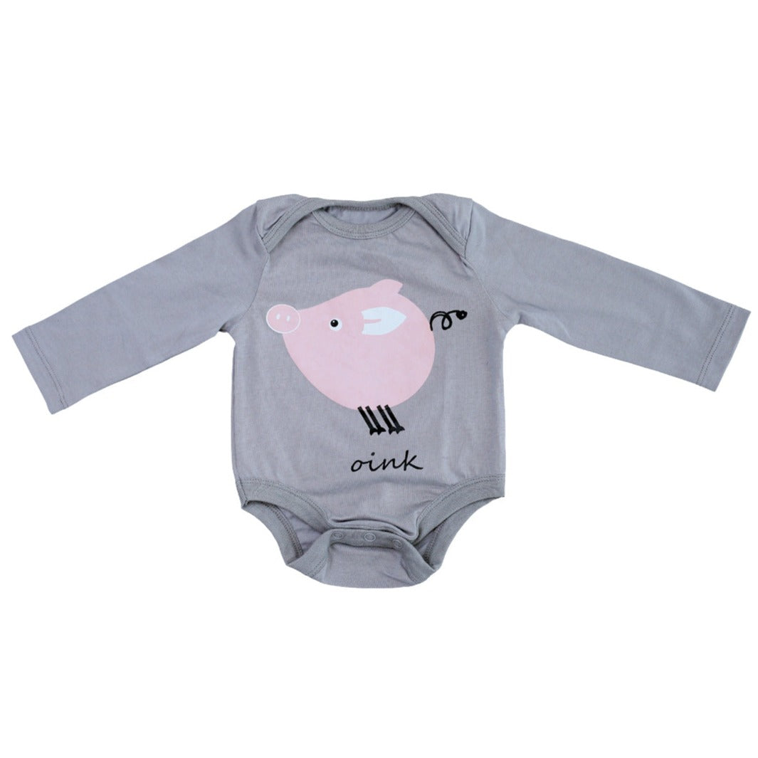 Full Sleeve Body Suit Grey