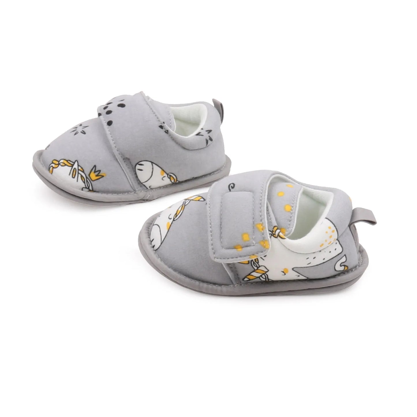 Unicorn Printed Cotton Soft Casual Baby Shoes (Toddlers)
