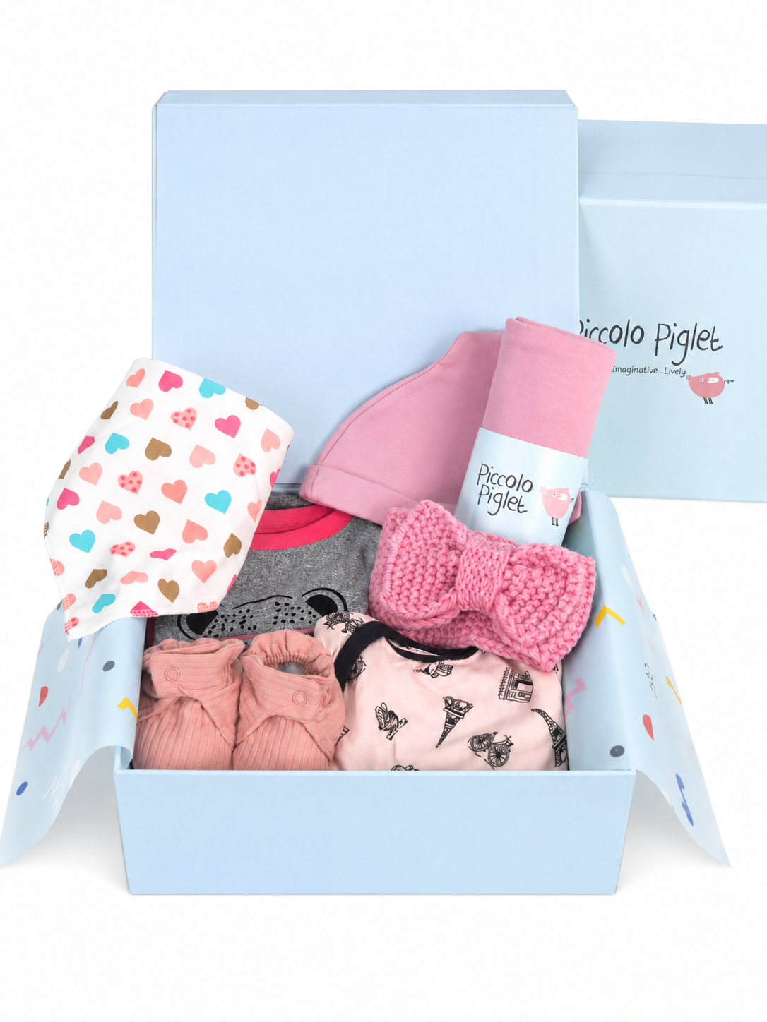 Gift Box (Hamper)-Pink Small (Girl) 0 to 6 Months