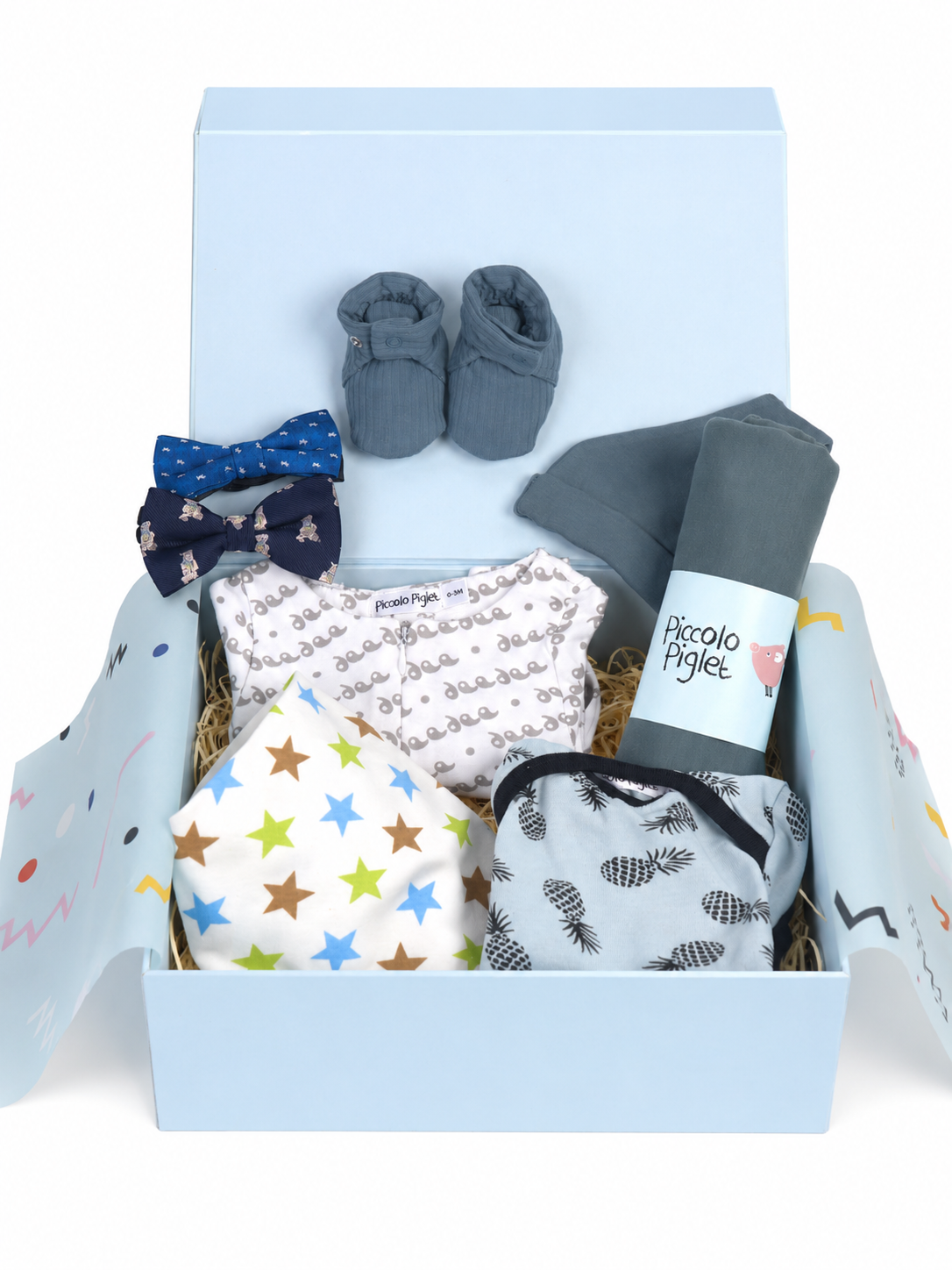 Gift Box (Hamper) - Blue Small (Boy) 0 to 6 Months