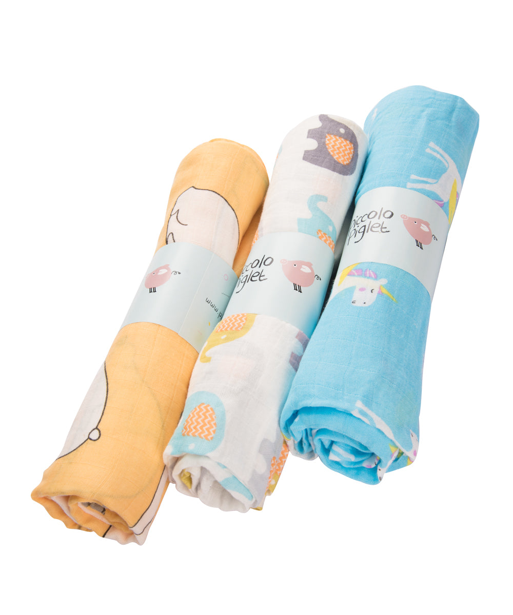 Swaddle blankets (The Pink Fish)