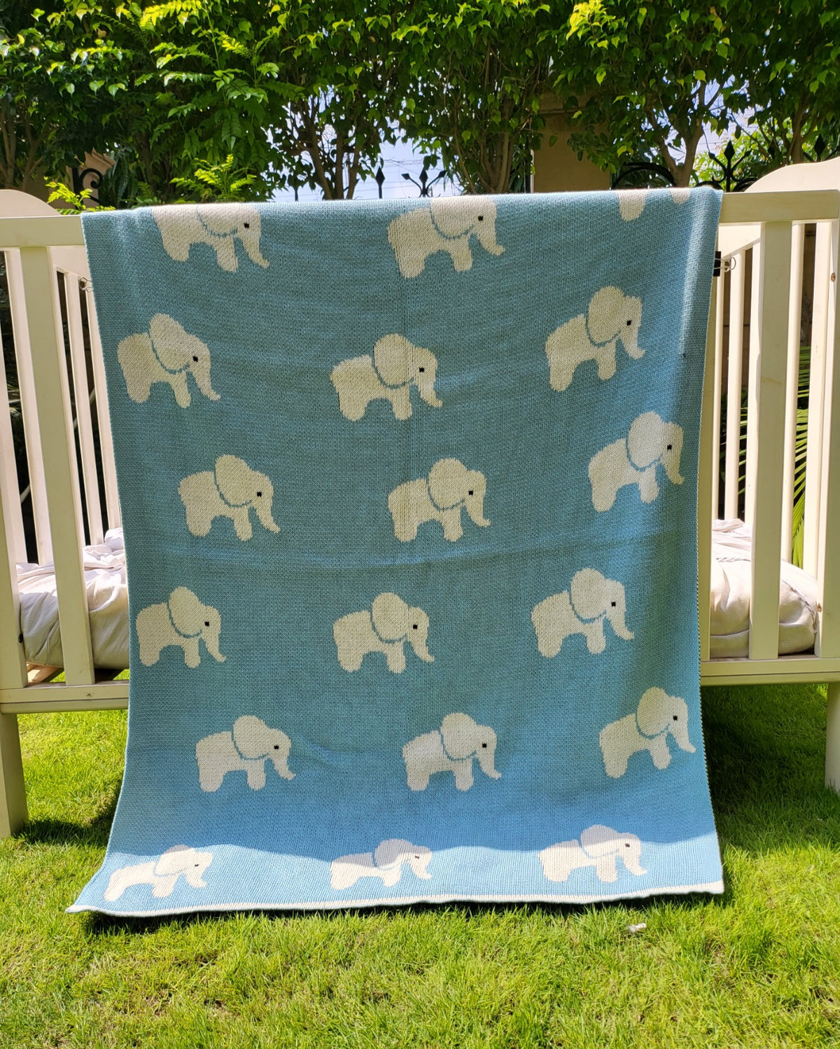 Little Elephant Baby AC Blanket