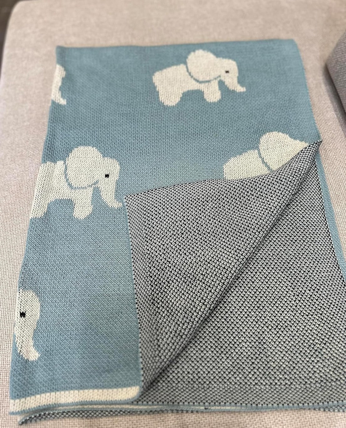 Little Elephant Baby AC Blanket