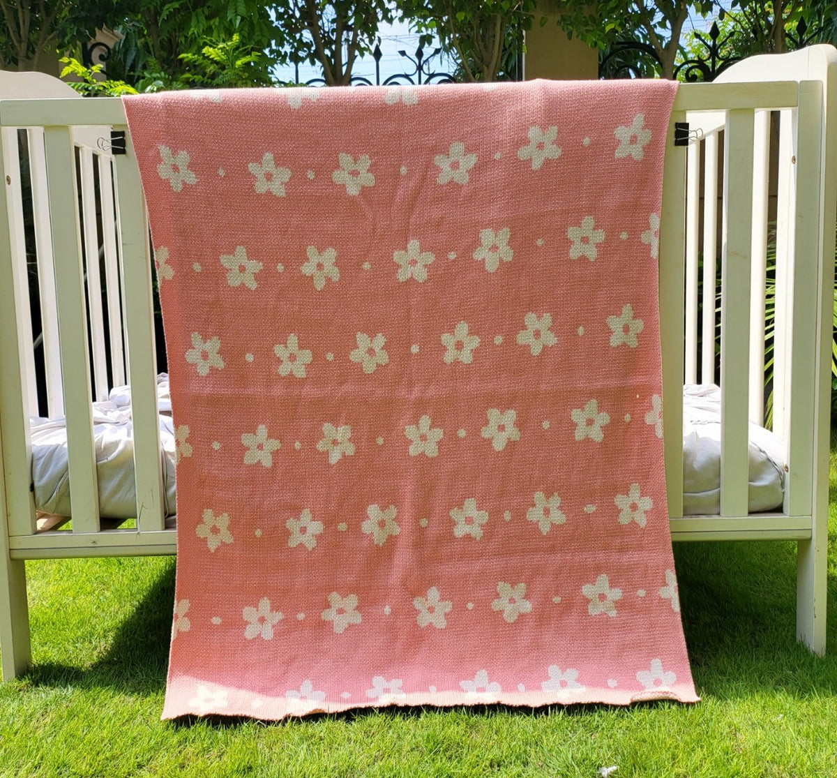 Pink Blossom Baby AC Blanket
