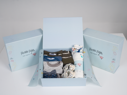 Gift Box (Hamper) - Blue Medium (Boy) 0 to 6 Months