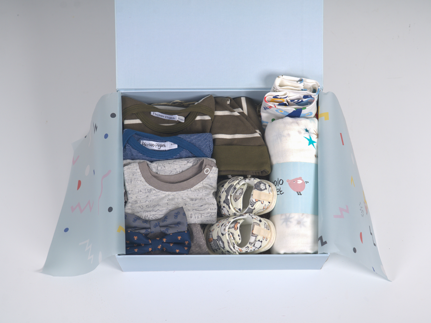 Gift Box (Hamper) - Blue Medium (Boy) 0 to 6 Months